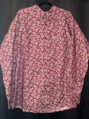 ARIAT Red Paisley Button-Up Shirt